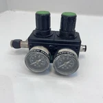 Assembly Of 2X Bosch 0-821-302-409 Pneumatic Regulator W/gauges & Connections. Fixed Price $34.95.