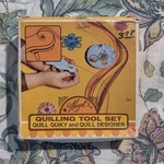 Vintage 70S Hazel Pearson Quiky Quilling Kit Complete Box Rare. Fixed Price $16.99.