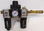 Hyvair Compressor Filter Lubricator Pneumatic F-406 L-406 Regulator R-406-G. Fixed Price $49.69.