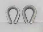 1 Hd Steel Thimble Wire Rope Tag Line Shackle Clevis Eye Rigging Tools Campbell. Fixed Price $9.99.