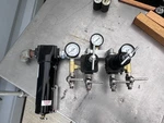Arrow Pneumatic Dual R352T 125 Regulators Manifold W/F386W Filter. Fixed Price $99.00.