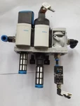 Festo MS4-FRM-1/4 Regulator W/ MS4-EE-1/4-10V24 MS4-EMI-/4-S. Fixed Price $206.29.
